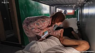 GentlyPerv – Hostel Adventure With Two Bitches