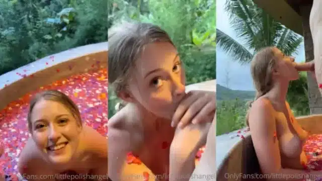 Littlepolishangel – Vacation Blowjob In Bali